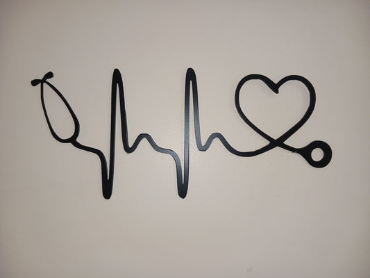 metal wall art doctor/nurse life